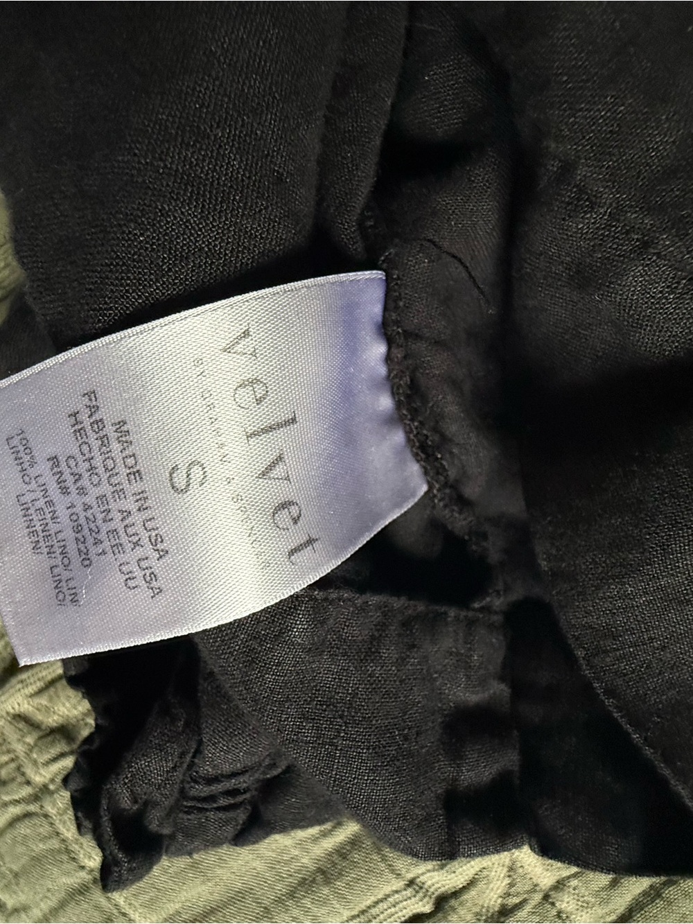Velvet by Graham & Spencer Linen Top - Picture 3 of 4